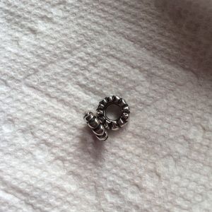 Pandora Silver Heart Row Spacer