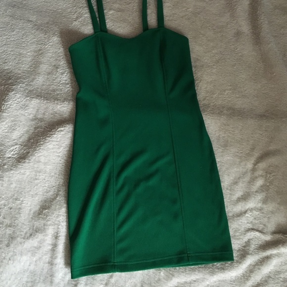 Green Strappy Bodycon
