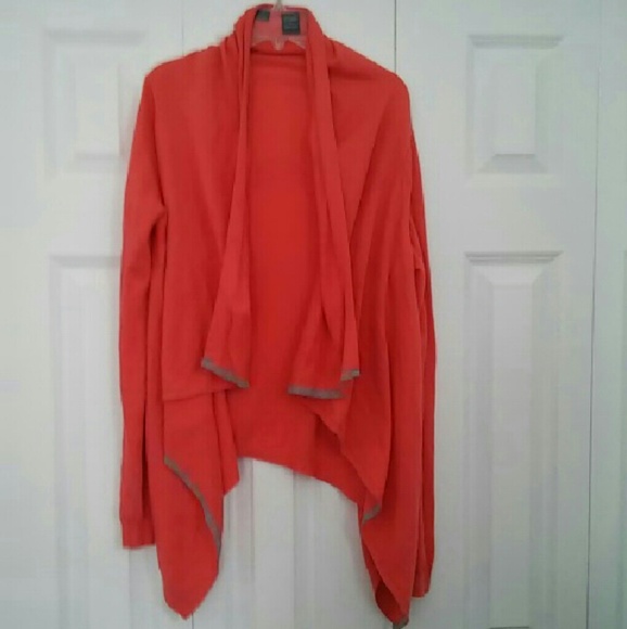 Coral waterfall sweater