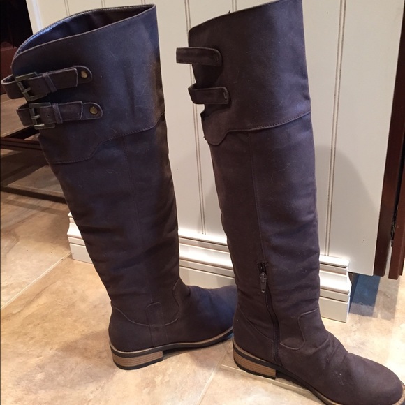 Over The Knee Vegan Leatherette Boots