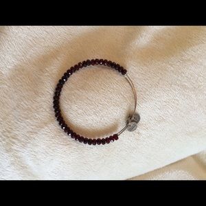 Alex & Ani Crimson Beaded Bangle