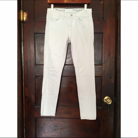 Madewell Skinny Skinny Ankle White Jeans
