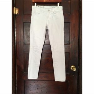 Madewell Skinny Skinny Ankle White Jeans