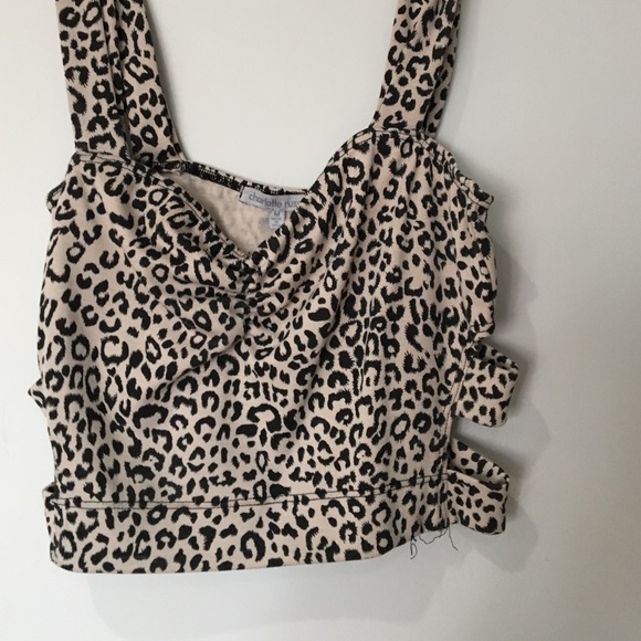 Cheetah crop top