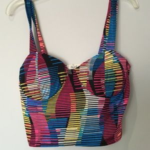 Colorful crop top