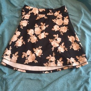 flowy floral skirt from Charlotte Russe