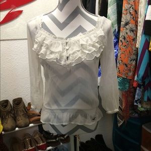 Hollister sheer top