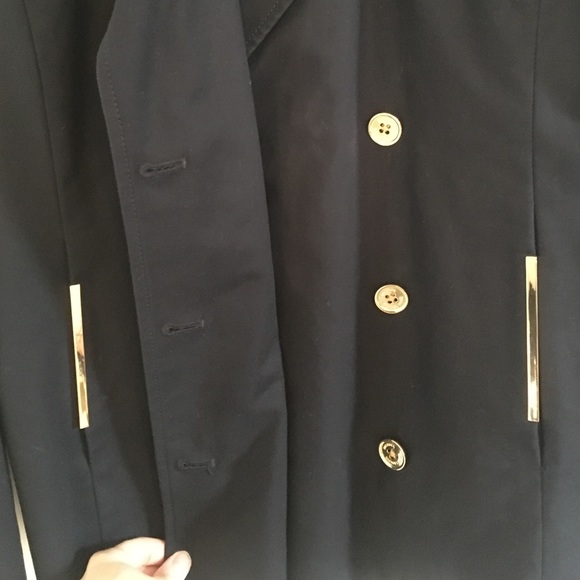 MICHAEL Michael Kors Jackets & Coats - Beautiful Navy Blue Blazer with Gold Hardware MICHAEL Michael Kors Jackets & Coats - Beautiful Navy Blue Blazer with Gold Hardware