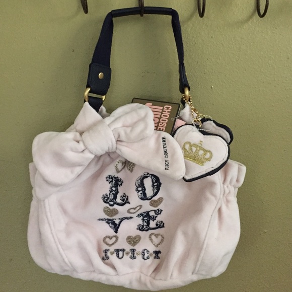 NWT Juicy Couture Bow purse w/ free Juicy Tee 🎀