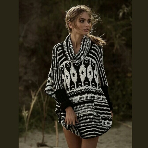 Free People Sweaters - Free People Rosie Lee Poncho Sweater