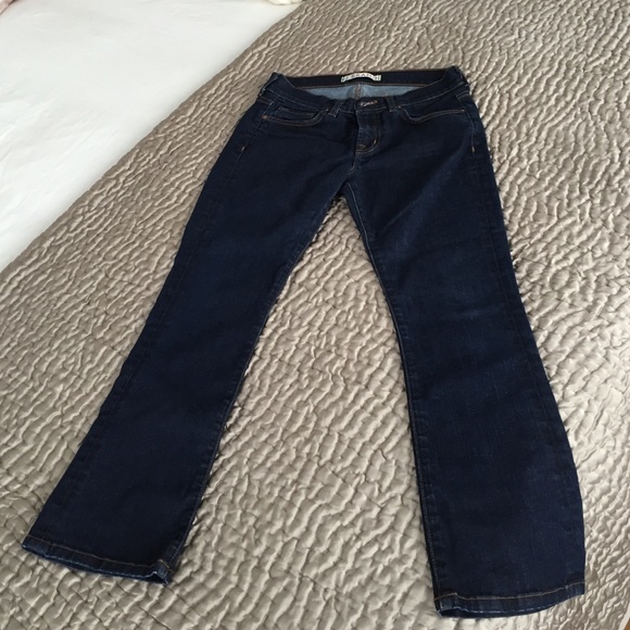 J Brand mid rise crop flare. Size 26