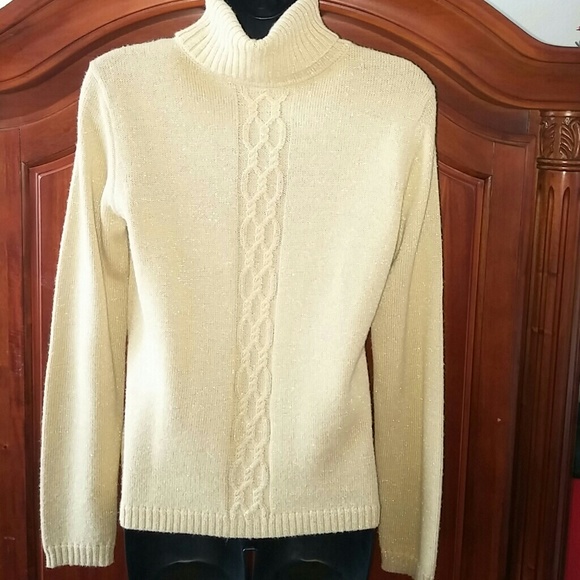 Jones NY Country Gold Sweater