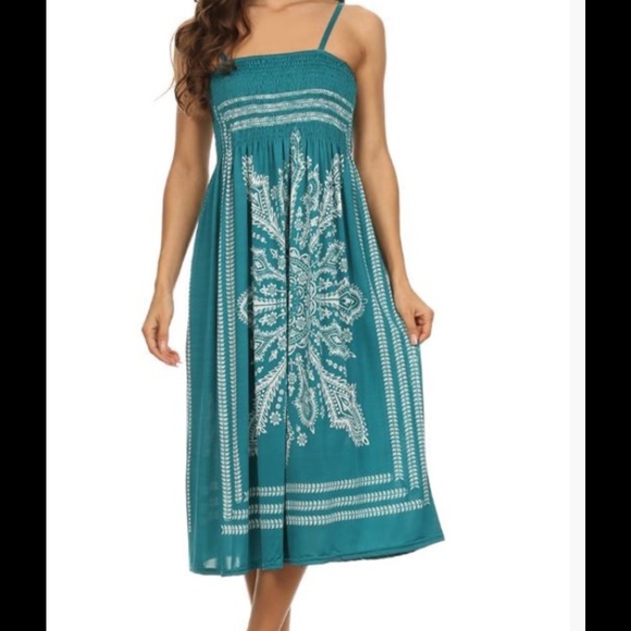 Bandana designed dress