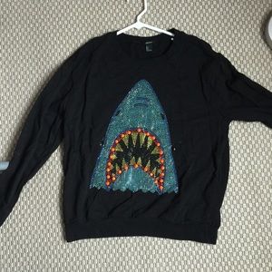 Forever 21 Bling Shark Sweatshirt