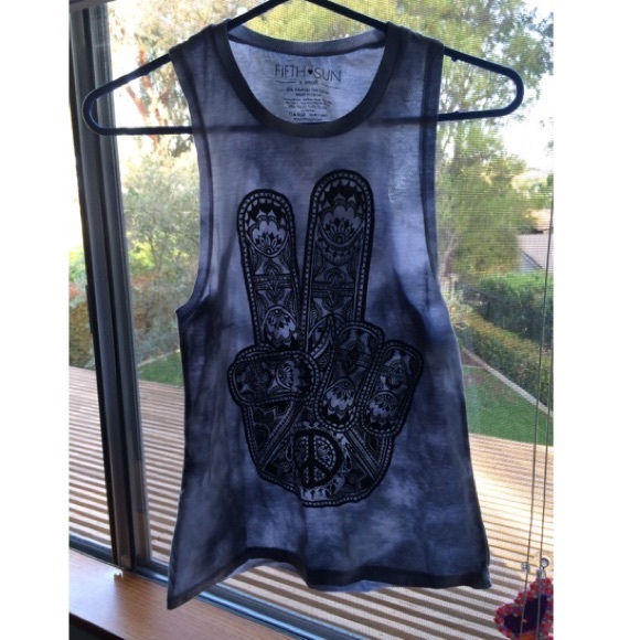 Peace Sign Tank Top