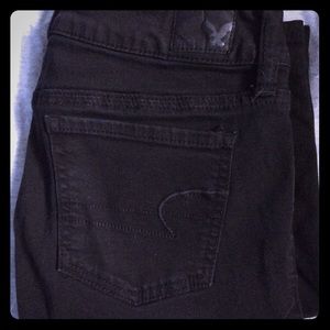 American eagle black jeggings