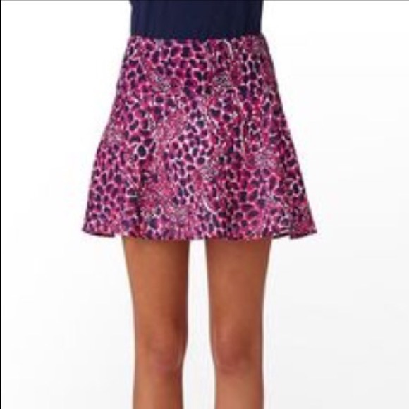Lilly Pulitzer Charleston Hollyhock Gigi Skirt