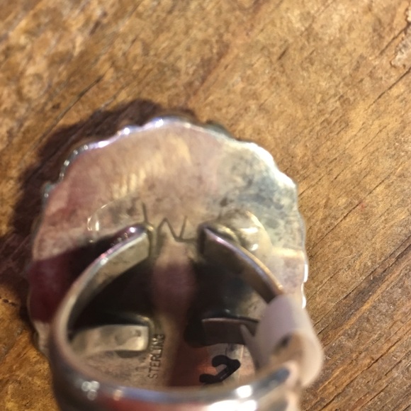 Malachite Sterling Silver Ring (R356) - Picture 3 of 4