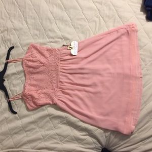 Rose pink Vera Wang dress