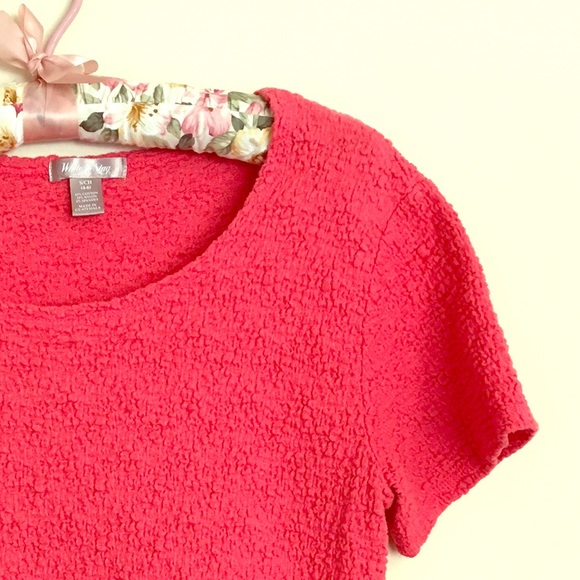Vintage hot pink/coral top!