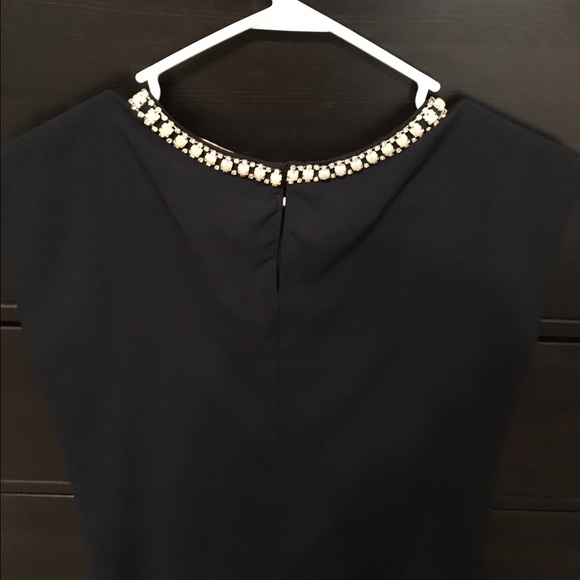 Saint Tropez blouse, xs, Navy with pearls - Picture 4 of 4