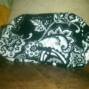 New Vera Bradley Midnight Paisley Large Cosmetic