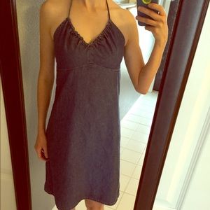GAP denim halter dress.  Perfect for summer!