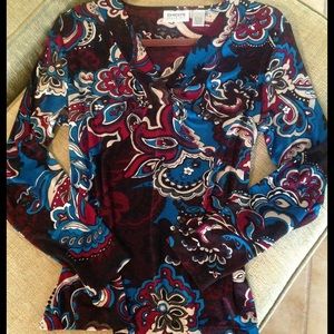 Chico's Travelers Top Sz 1
