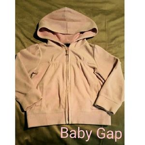 Toddlers Girl's Velour Hoodie Jacket