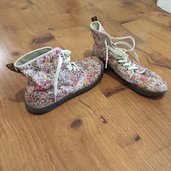 Floral Doc Martens