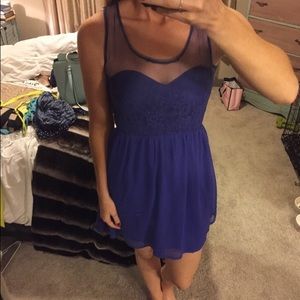 beautiful purple event dress