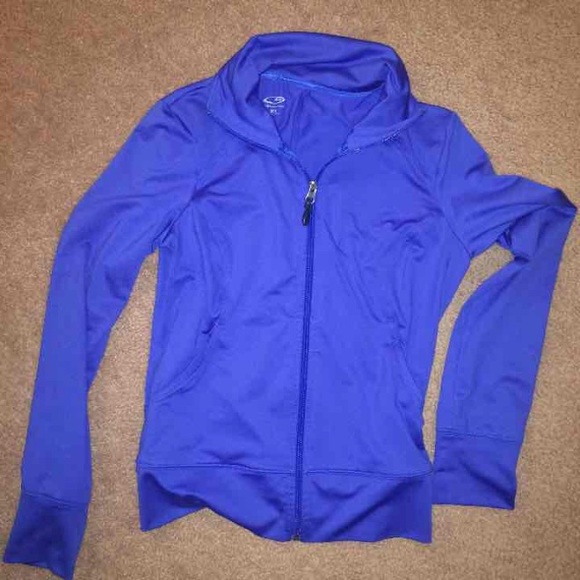 Blue athletic jacket