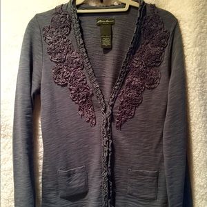 Eddie Bauer Ribbon Cardigan