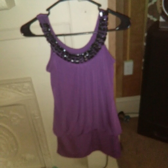Purple mini dress like new