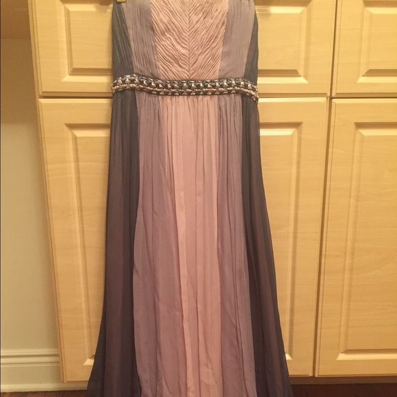 Strapless floor length dress