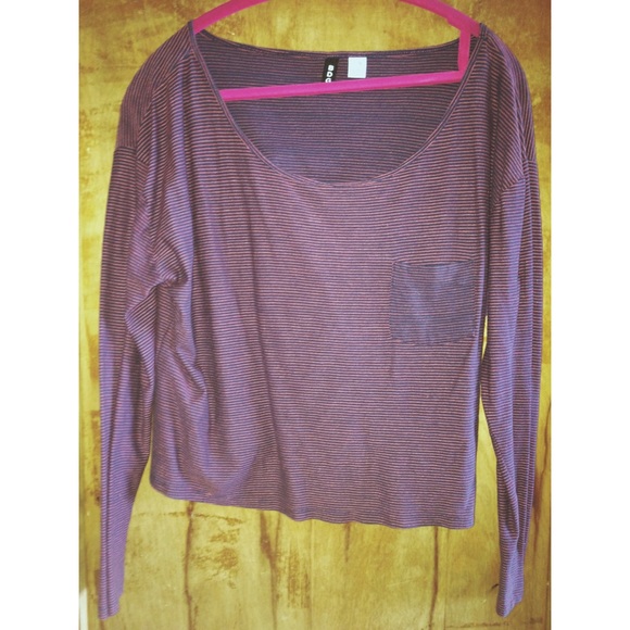 Urban Outfitters Striped Long Sleeve Top