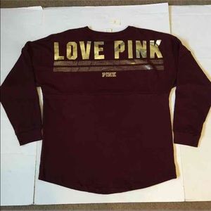 NWT VICTORIA'S SECRET PINK VARSITY CREW