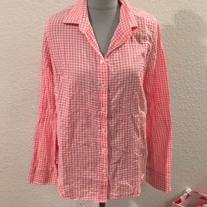 SOLD ❌❌❌Pink gingham button down
