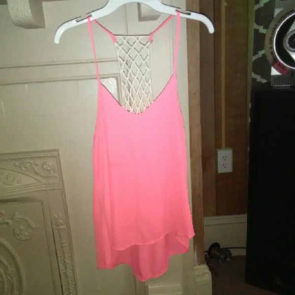 Pink crop top