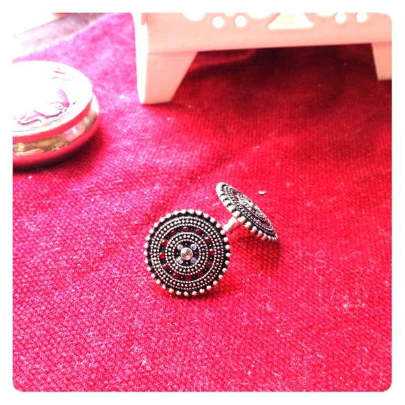 Boho stud earrings