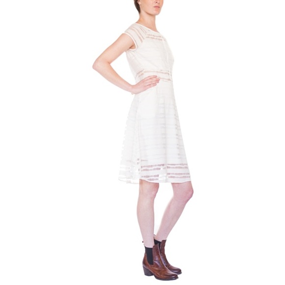 [Weston Wear]melodie lace stripe dress - Picture 3 of 4