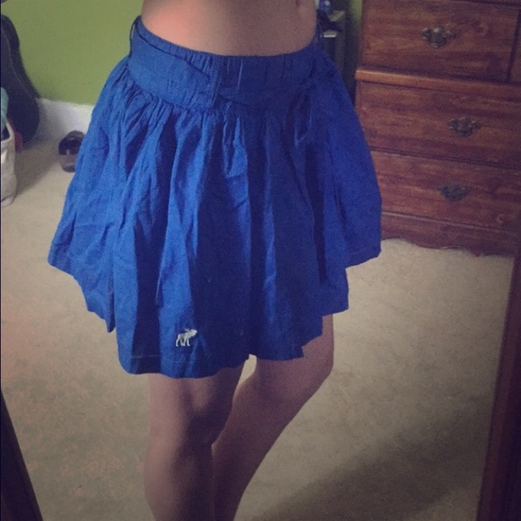Blue skirt