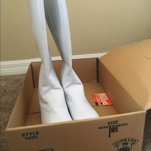 White Marching Shoes