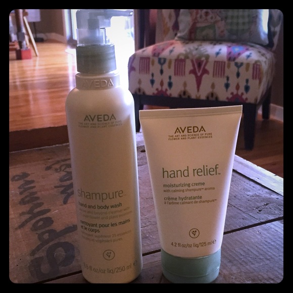 Aveda Shampure Bodywash and Hand Relief