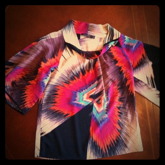 The Limited Tops - Printed multicolor blouse