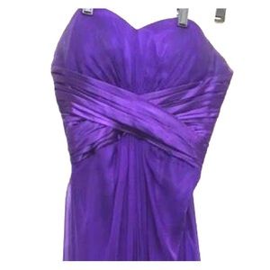 Purple prom dress