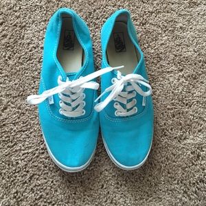 Vans, teal, 8.5