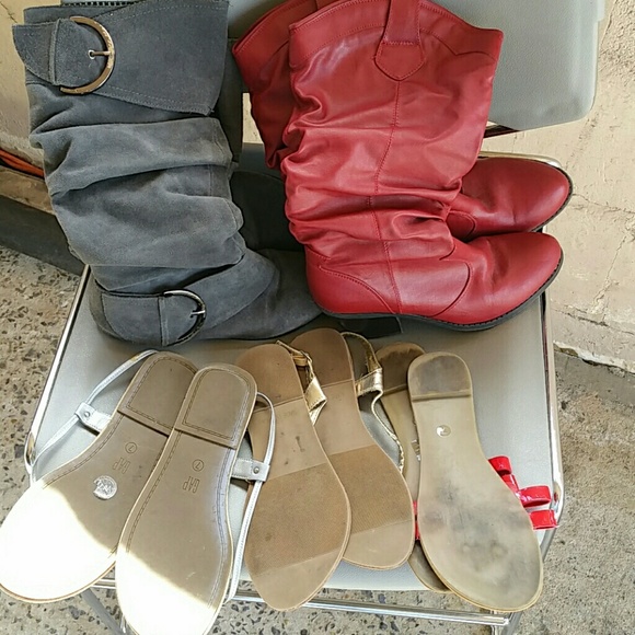 🌠HP🌠Bundle deal Sandals and boots ❤❤❤ - Picture 2 of 3