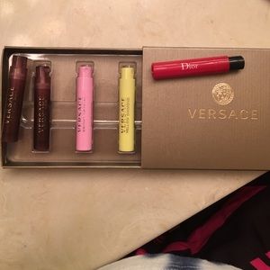 Versace perfume samples plus one dior Fahrenheit