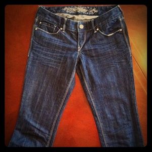 Express Barely Boot Jeans.